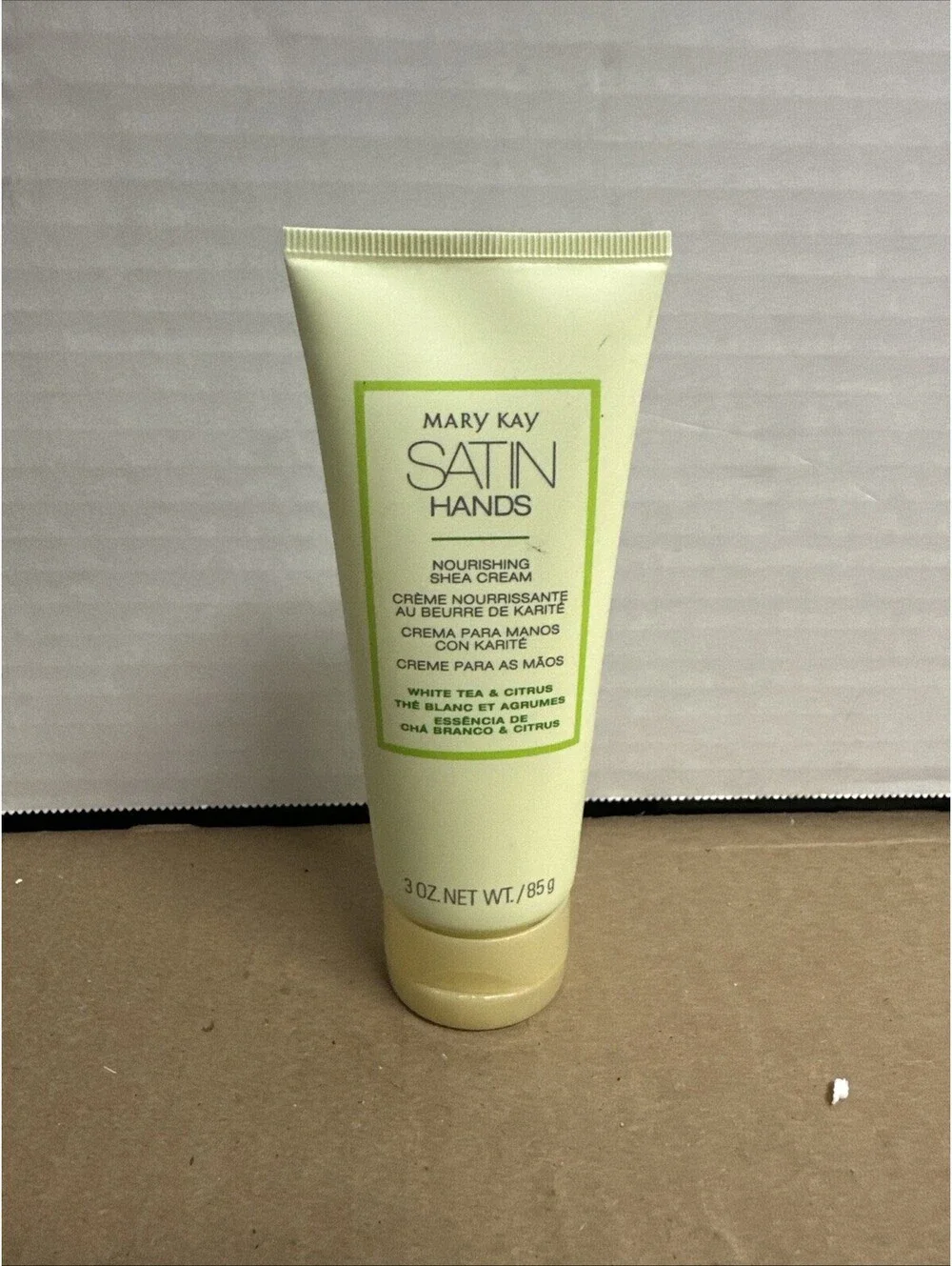 Mary Kay Satin Hands Nourishing Shea Cream Lotion White Tea And Citrus FULL SIZE